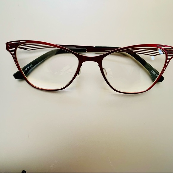 NWOT Zenni Red Metal Reading Glasses - 1.50 - Picture 7 of 7